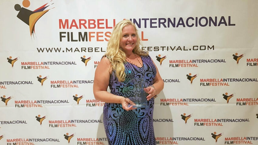 Nicole Faraday won Best Actress award at the Marbella International Film Festival