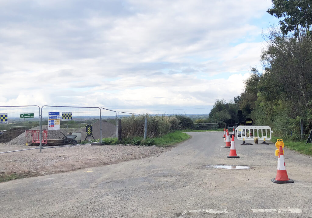 Water works on Studland Road
