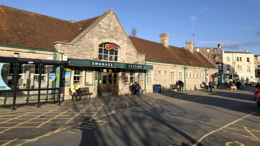 Swanage railway at Station approach