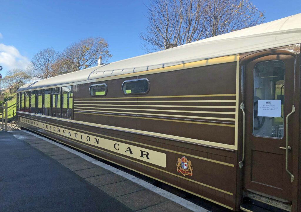 Pullman carriage at Swanage railway