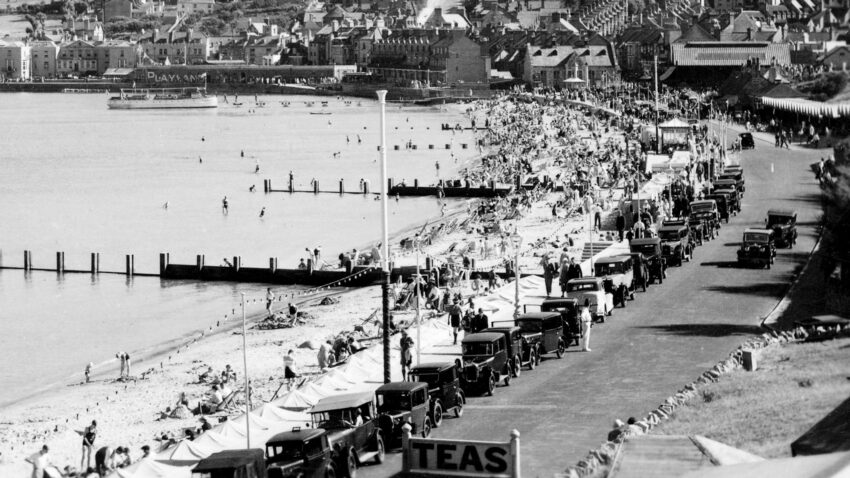 A string of coloured lights along the sea front in 1934 sparked outrage