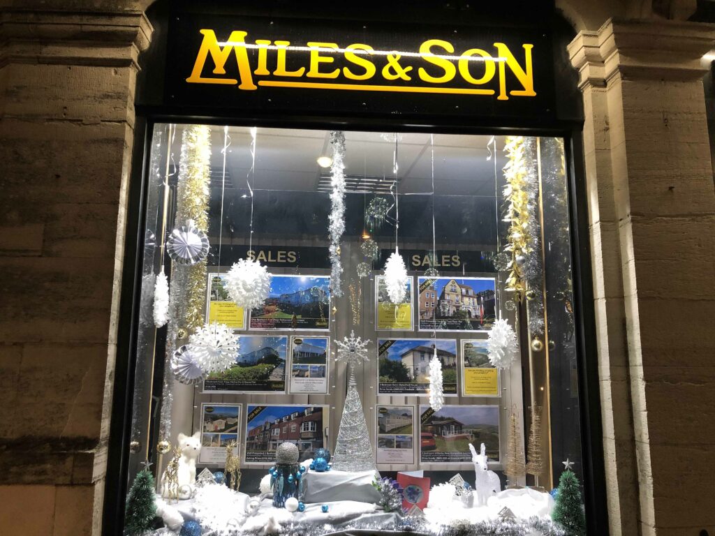 Miles and Son Christmas Lights in Swanage