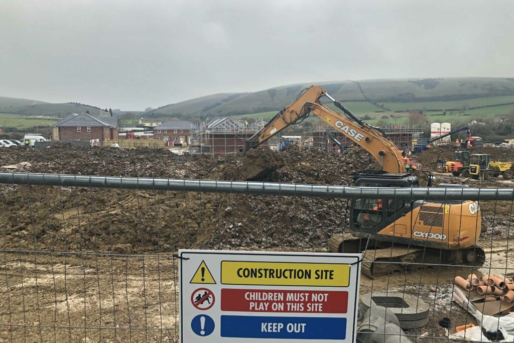 Grammar School buiding site demolished