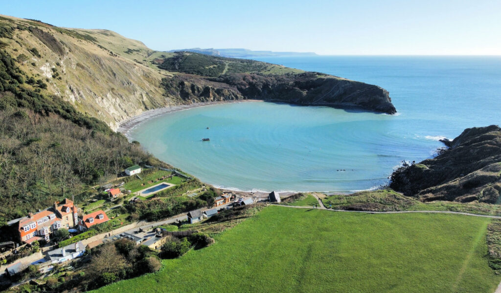 Peaceful Lulworth Cove attracts 500,000 visitors every year
