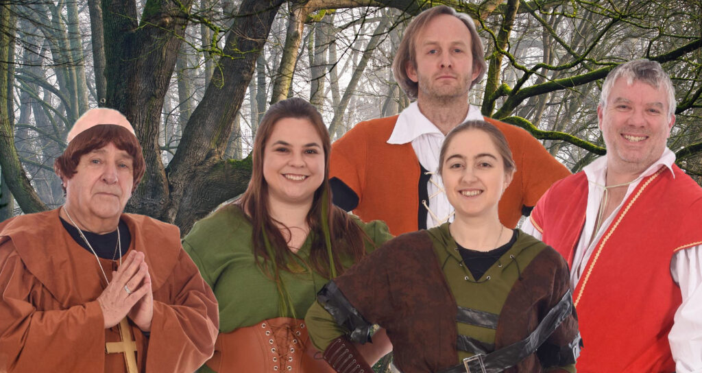 Cast of Robin Hood and Babes in the Wood panto