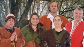 Cast of Robin Hood and Babes in the Wood panto