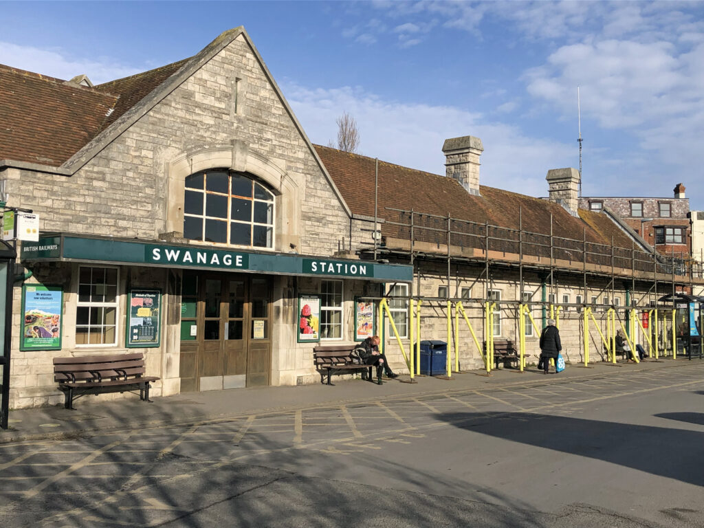 building work at Swanage Railway