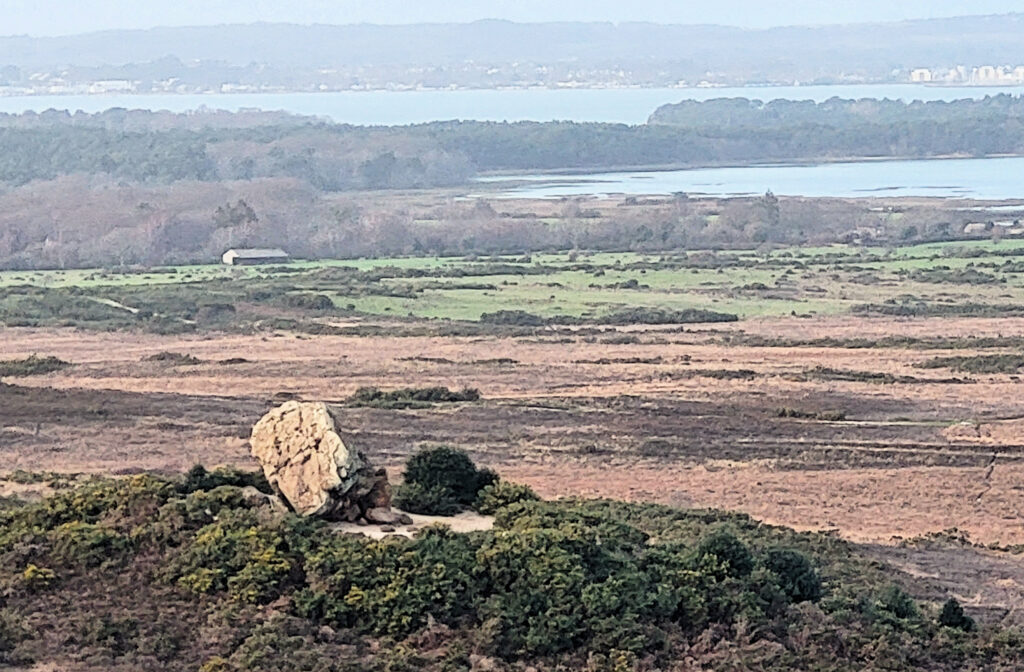 Nearby Agglestone Rock is one site which draws tourists to Godlingston Hill
