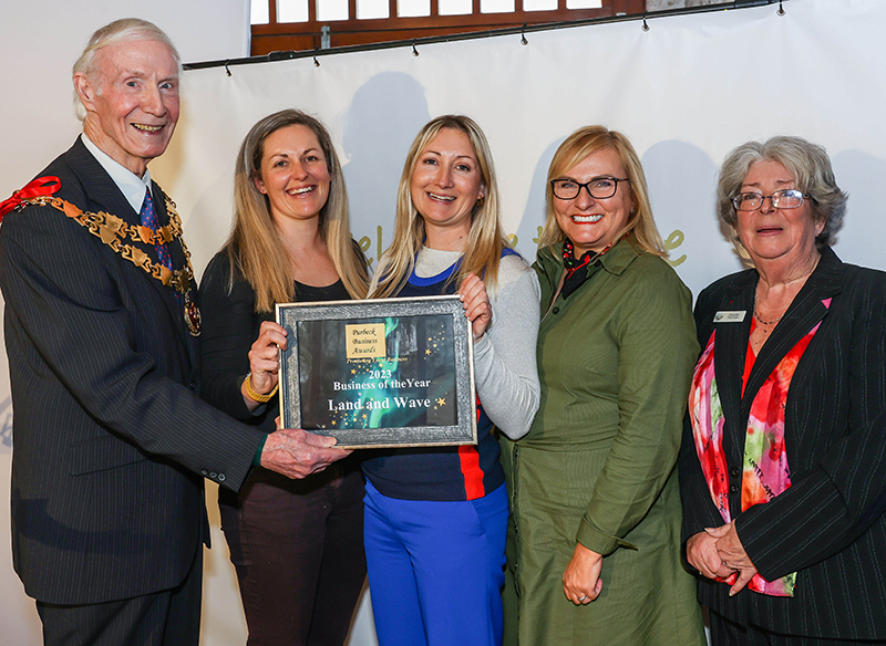 Purbeck Business Awards winner Land and Wave