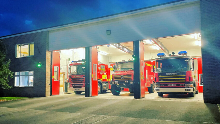 Ready for action - Wareham's three fire engines set to go