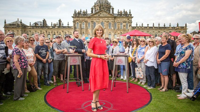 Antiques Roadshow filming with Fiona Bruce at Castle Howard