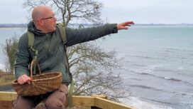 Dan Scott looks over Studland beaches, home to his outdoor adventure business