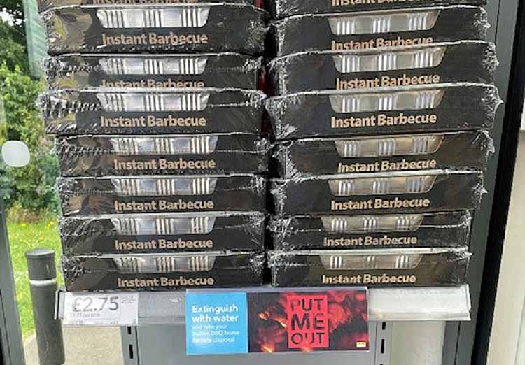 Southern Co-op disposable BBQs