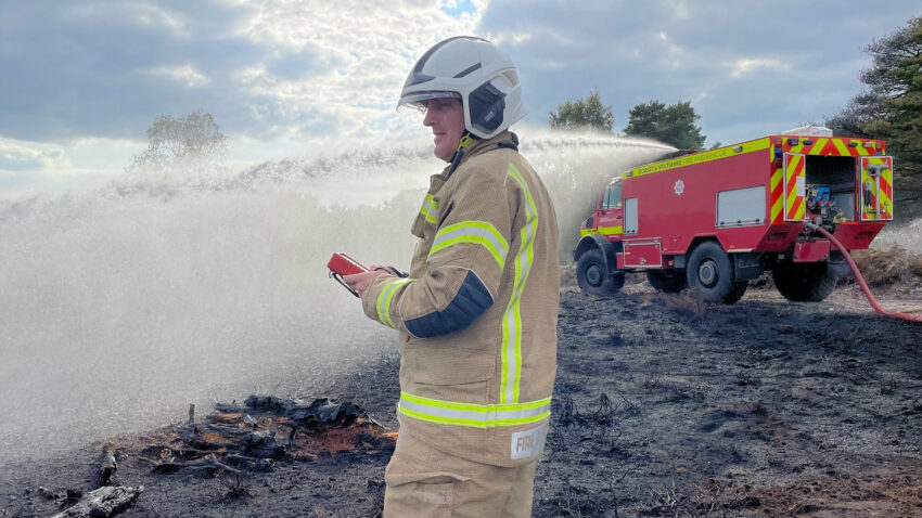 Purbeck fire crews had to deal with several devastating blazes in 2022