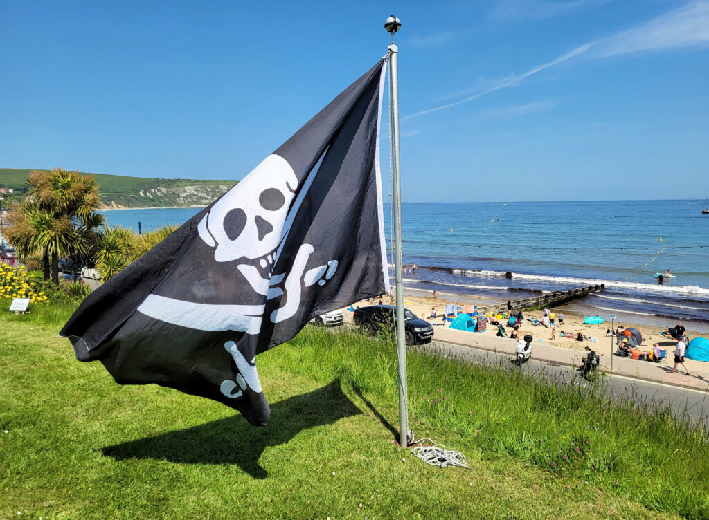 When the skull and crossbones flies over Sandpit Field, you know the pirates are in town