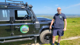 Mark Dowdell and Dorset Safari’s customised Land Rover Defender 110