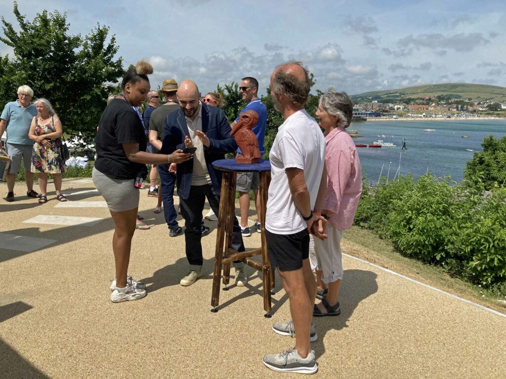 Filming Antiques Roadshow in Swanage (