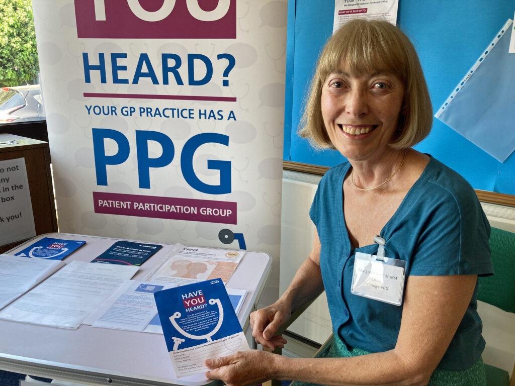 Margaret Guy from Patient participation group at Swanage medical practice