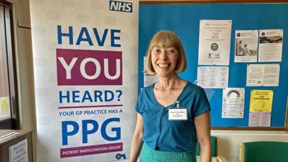 Margaret Guy from Patient participation group at Swanage medical practice