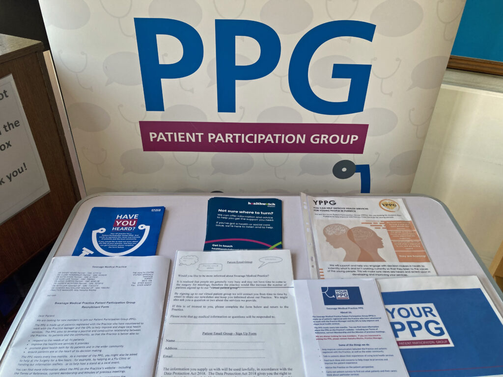 Patient participation group at Swanage medical practice