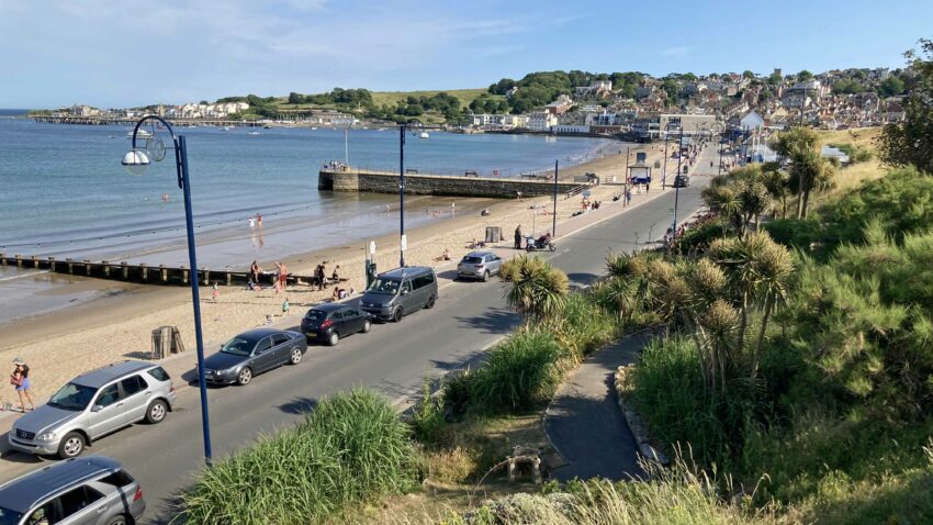 Shore Road on Swanage seafront (