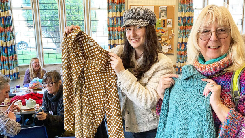 Clothes swap organised by Sustainable Swanage