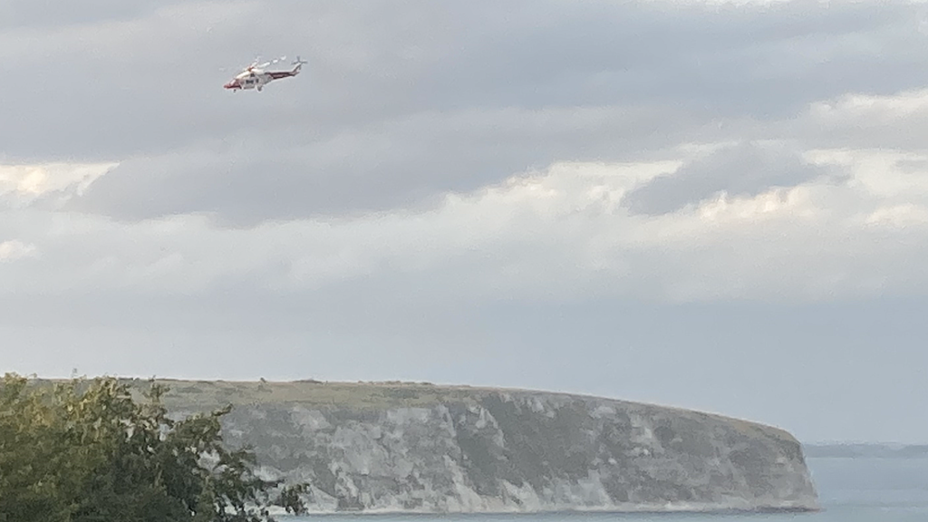 Coastguard helicopter in search for paddleboarders
