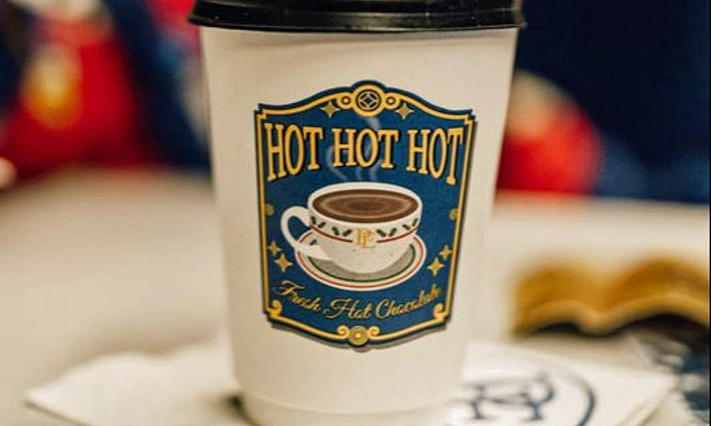 Hot chocolate on the Polar Express