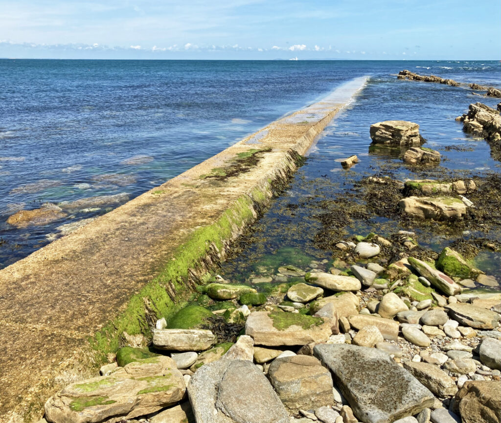 Peveril Point overflow outlet