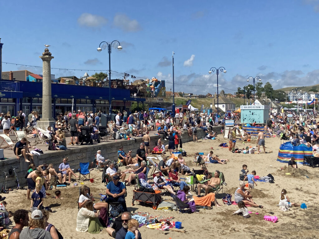 Beach at Swanage Carnival 2023