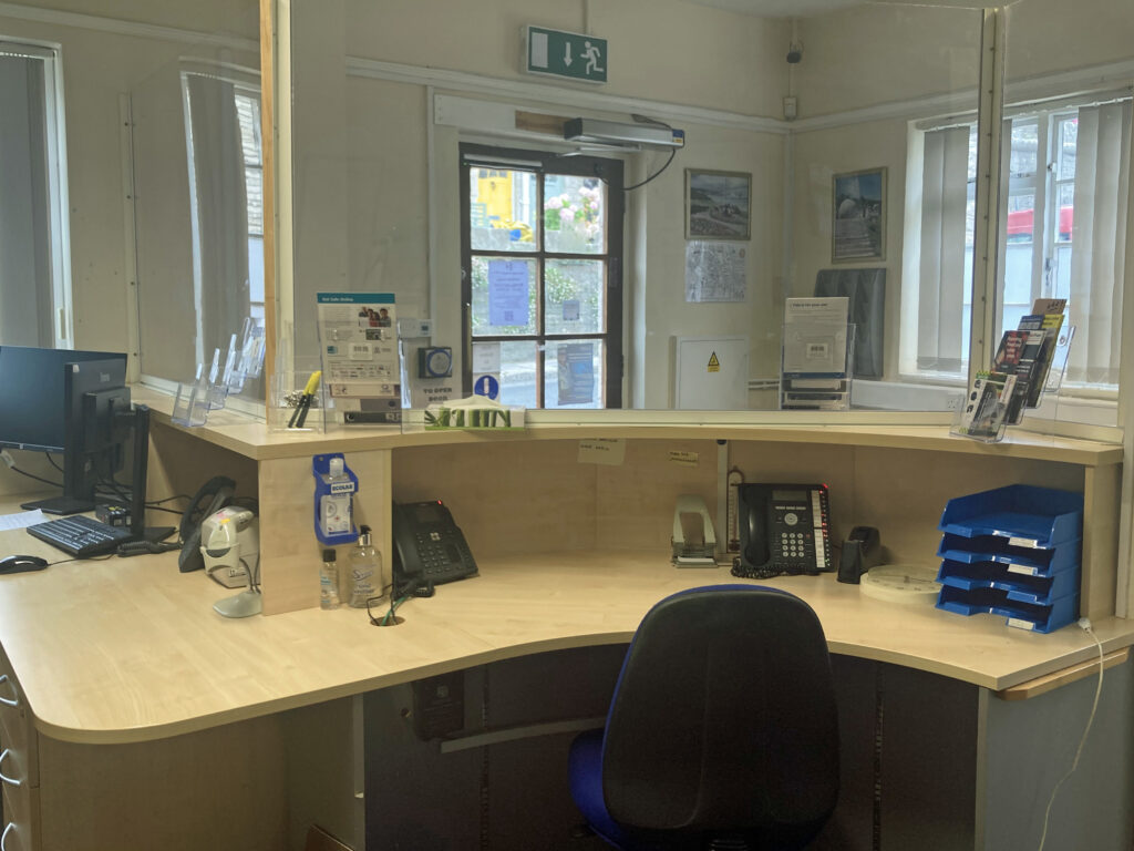 Swanage police front desk office