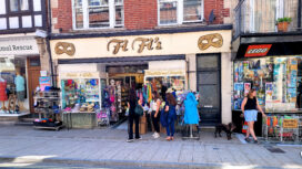 FiFi's Fancy Dress shop in Institute Road - still turning heads after 47 years!