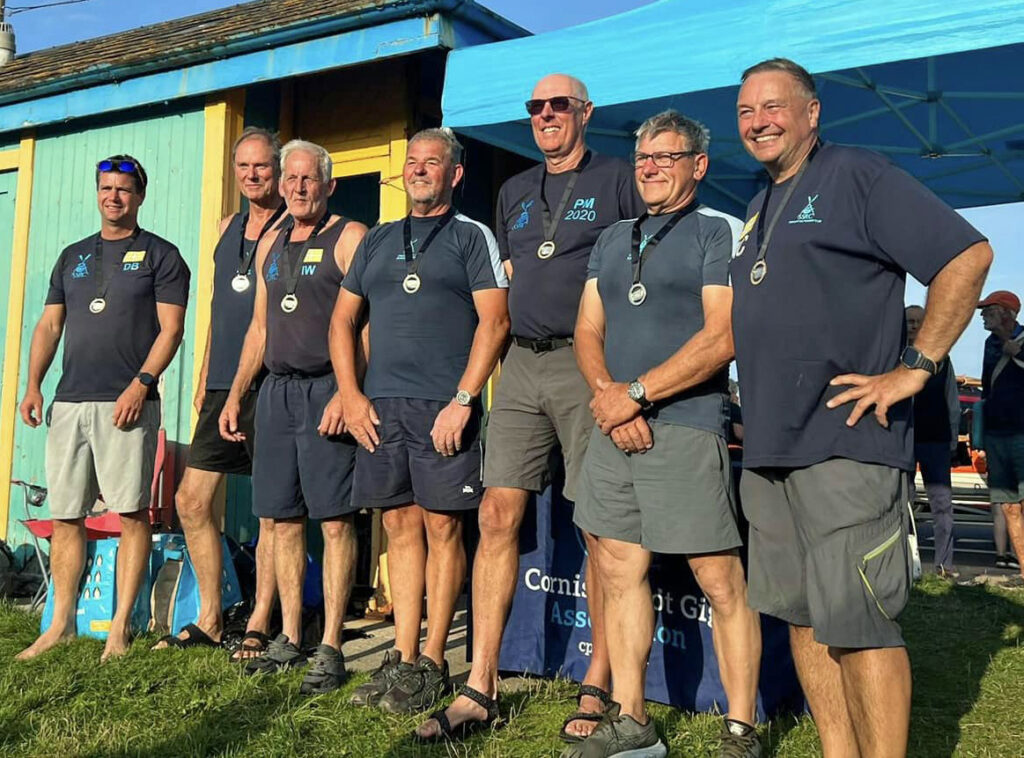 Swanage Men win the Pilot Gig Masters Championship 2023