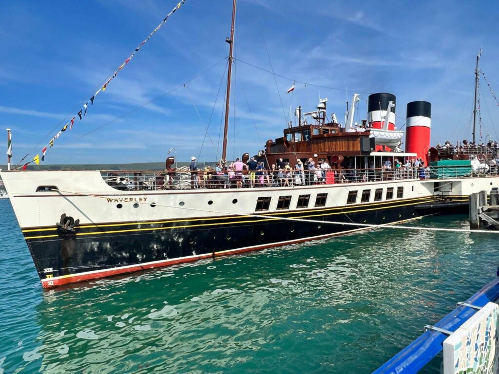 The Waverley at Swanage Pier