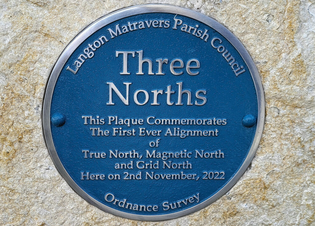 Three North blue plaque