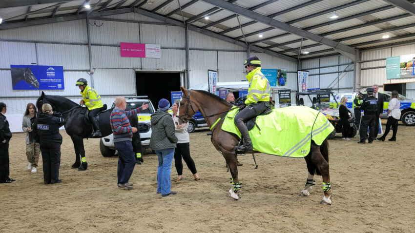Dorset Police's new mounted rural volunteer force was launched at Kingston Maurward College