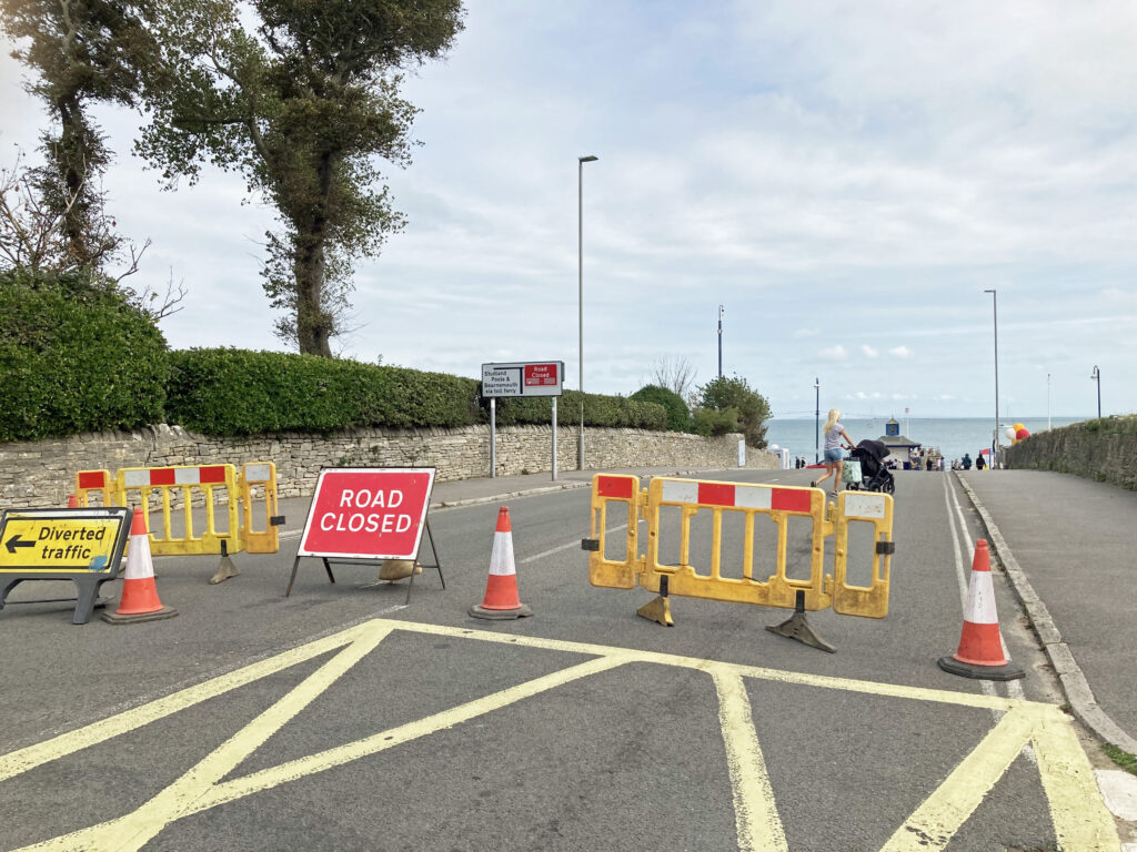 Shore Road closure for Super Vets championship at Swanage 2023