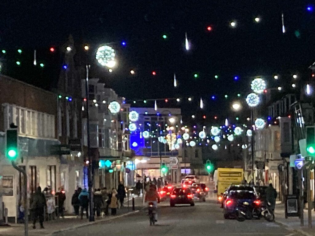 Christmas lights switch on 2023