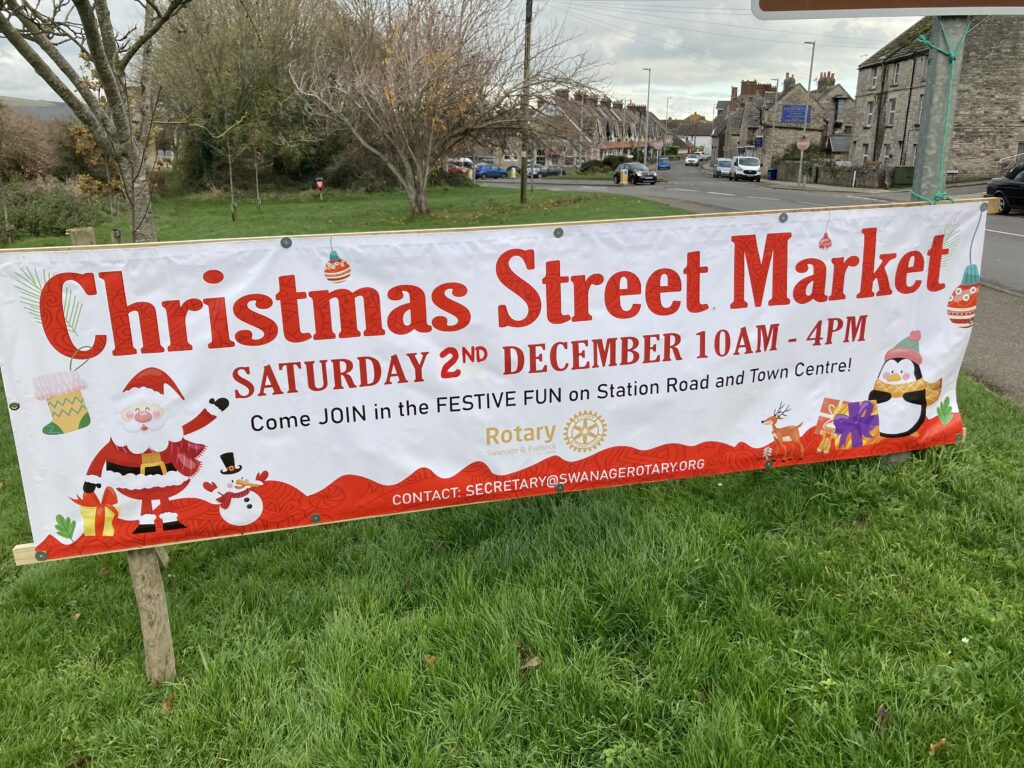 Christmas market banner