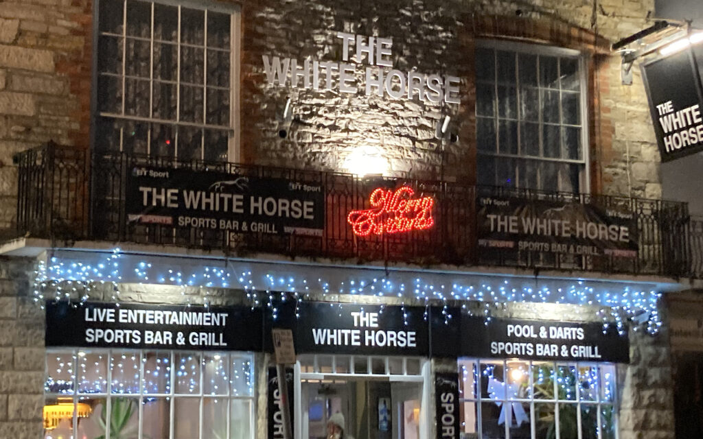 Swanage Christmas lights at The White Horse