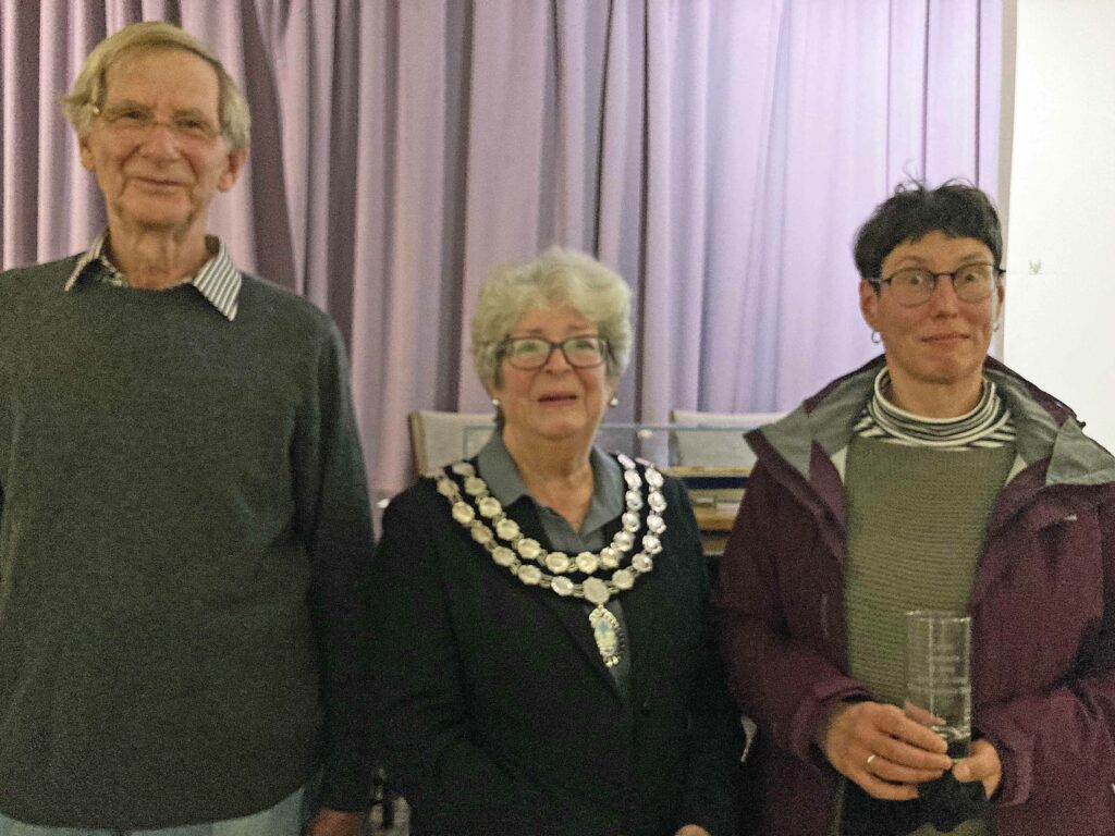 Most improved rower Woman: Ulrike Wahl at Swanage Sea Rowing awards night