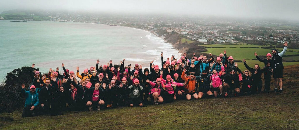 A hike along the Jurassic coast was one of many fundraisers for Emily McDonald