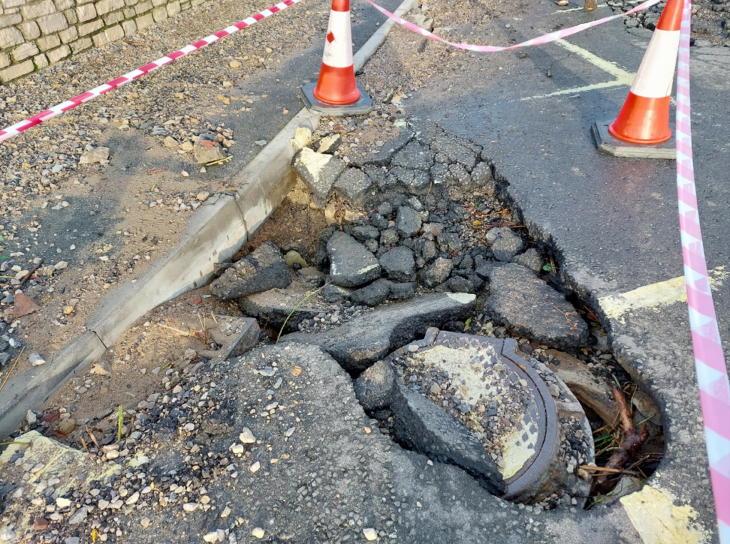 Shore Road Pot hole