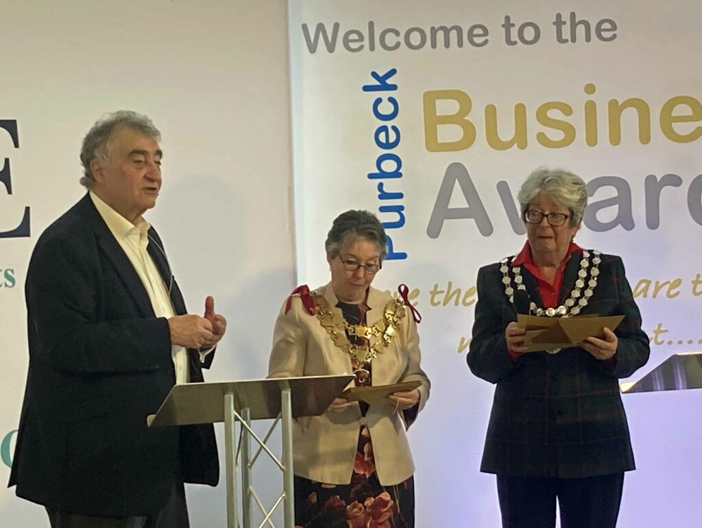 Purbeck business awards with mayors