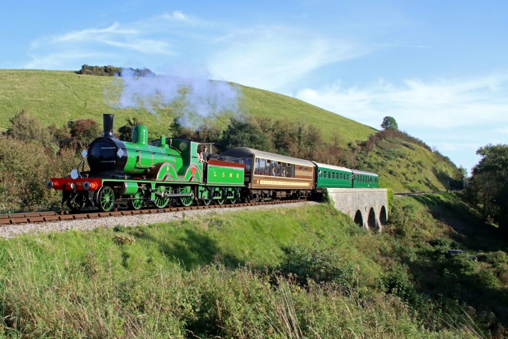 T3 563 at Corfe Castle Sunday 8 October 2023 