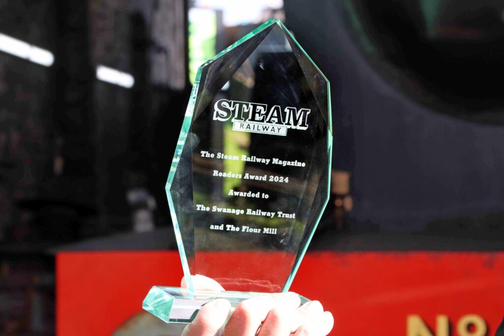 T3 HRA Steam Railway readers' award at Swanage Railway
