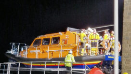 Both Swanage lifeboats were launched together for the first time in 2024 to help search for a person reported missing off Old Harry