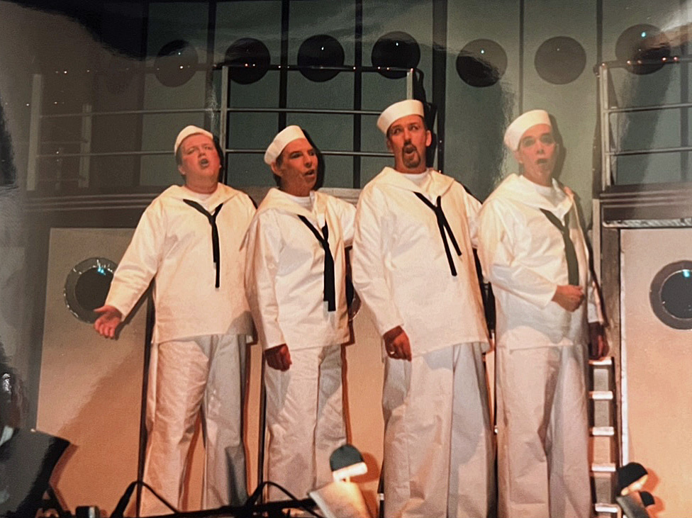 Anything Goes Swanage musical theatre performance in 2000