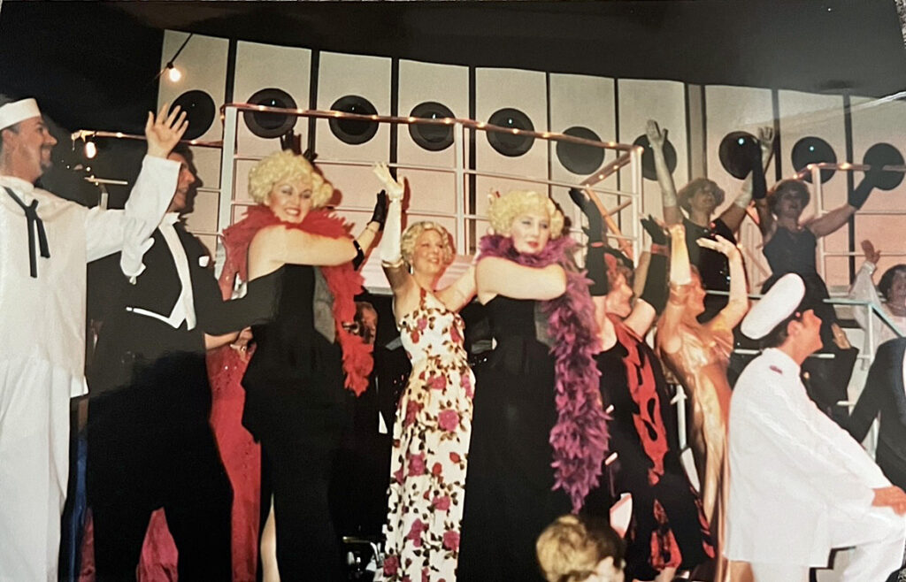Anything Goes Swanage musical theatre performance in 2000
