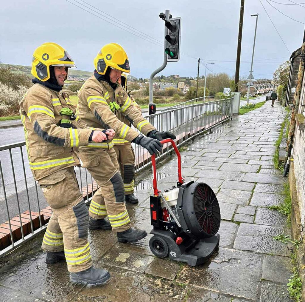 Fire service attend house fire in Swanage